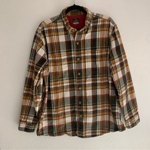 Ridgecut Toughwear Work Flannel Outdoor Heavy Duty Cotton Winter Fall L
